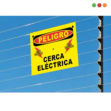 Cerca Electrica | Accesorio | Cartel de PVC | 10 x 15 cm - IGECAST - 3