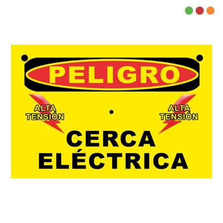 Cerca Electrica | Accesorio | Cartel de PVC | 10 x 15 cm - IGECAST - 4