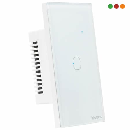 Smart Home | Llave de Luz TOUCH Wifi x1 | EWS 1001 IZY | BLANCO - INTELBRAS - 3