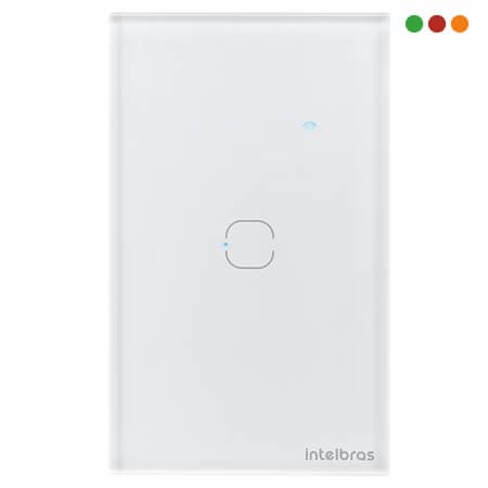 Smart Home | Llave de Luz TOUCH Wifi x1 | EWS 1001 IZY | BLANCO - INTELBRAS
