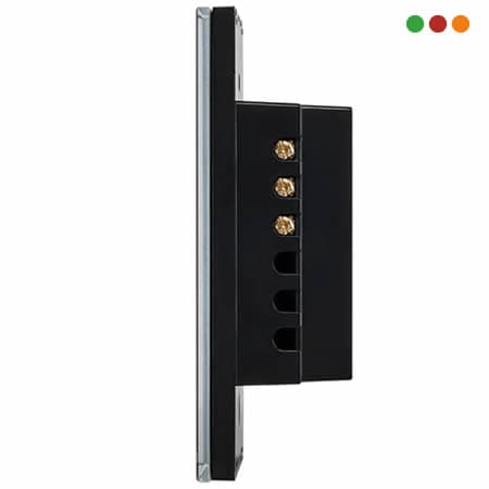 Smart Home | Llave de Luz TOUCH Wifi x1 | EWS 1001 IZY | NEGRA - INTELBRAS - 2