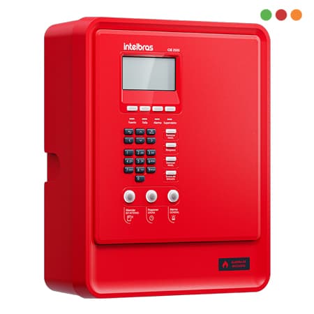 INCENDIO - Direccionable Central de Incendio CIE 2500 - ROJA | INTELBRAS - 2