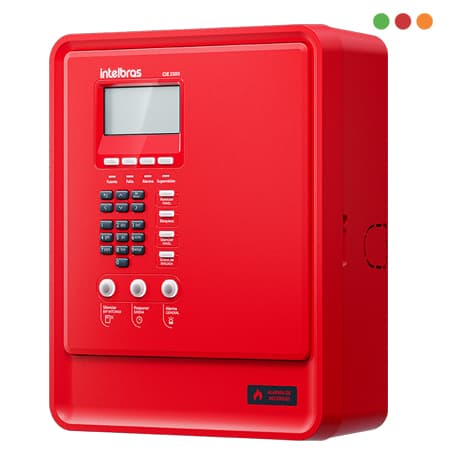INCENDIO - Direccionable Central de Incendio CIE 2500 - ROJA | INTELBRAS - 3