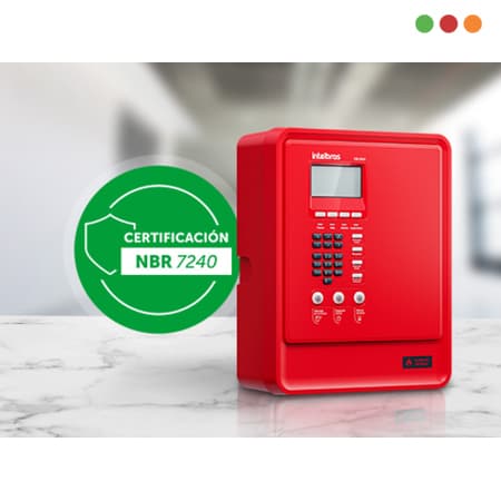 INCENDIO - Direccionable Central de Incendio CIE 2500 - ROJA | INTELBRAS - 4