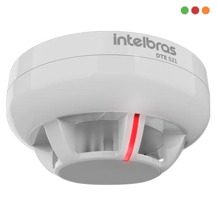 INCENDIO - Direccionable Sensor de Temp. Con BASE | DTE 521 | 2 Hilos INTELBRAS - 2