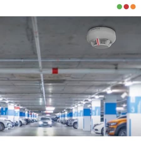 INCENDIO - Direccionable Sensor de Temp. Con BASE | DTE 521 | 2 Hilos INTELBRAS - 4