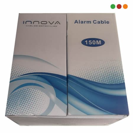 Porteria | Cable 6 x AWG22 + Tierra / 150 mts / Interior Blanco / 100% Cobre AFT - 2