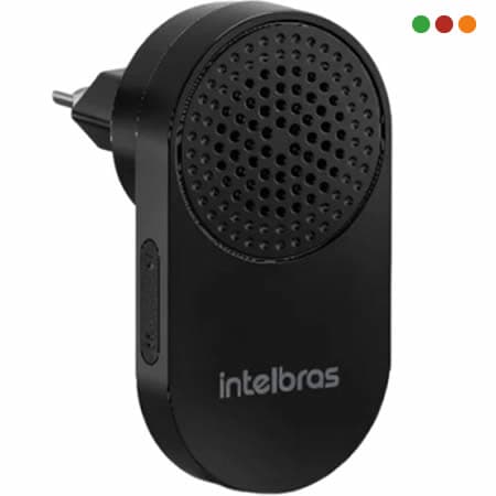 Porteria | Timbre inalambrico a dinamo CIK 102 NEGRO - INTELBRAS - 3