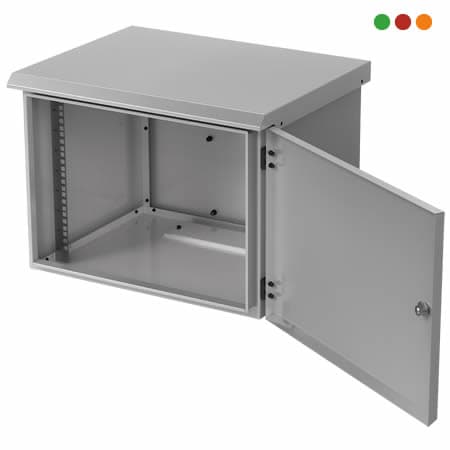 Racks - Rack de Exterior  8U | L.60 x A.43 x P.47 / IP44 / RO 847 - INTELBRAS - 3