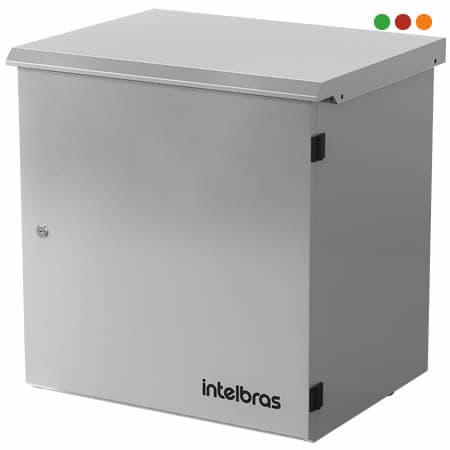 Racks - Rack de Exterior 12U | L.60 x A.61 x P.47 / IP44 / RO 1247 - INTELBRAS - 2