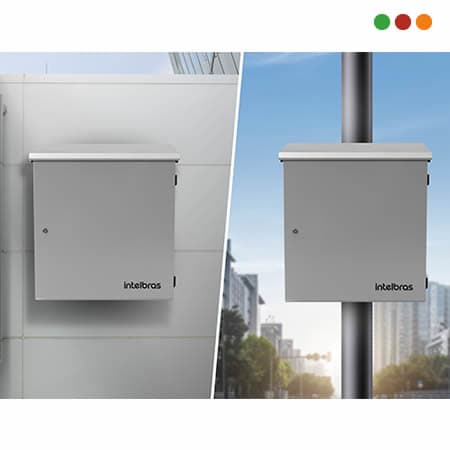 Racks - Rack de Exterior 12U | L.60 x A.61 x P.47 / IP44 / RO 1247 - INTELBRAS - 4