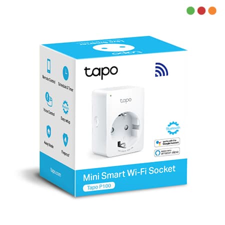 Smart Home | TAPO | Enchufe inteligente | Schuko | Pack x 1 | P100 - TP-LINK - 4