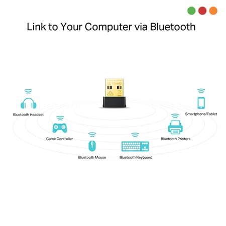 Red Inal - Adap. USB 2.0 T2UB NANO WIFI y Bluetooth | AC600 | T2UB / TP-LINK - 3