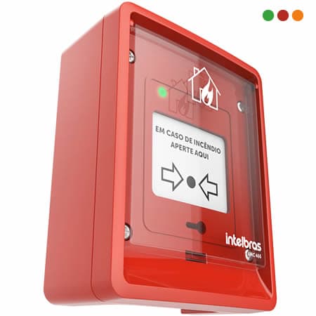INCENDIO_X - Convencional Pulsador Manual AMC 466 / Plastica / IP66 - INTELBRAS - 3