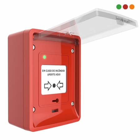 INCENDIO_X - Convencional Pulsador Manual AMC 466 / Plastica / IP66 - INTELBRAS - 4