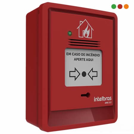 INCENDIO - Direccionable Pulsador Manual C/sirena AME 522 - INTELBRAS - 2