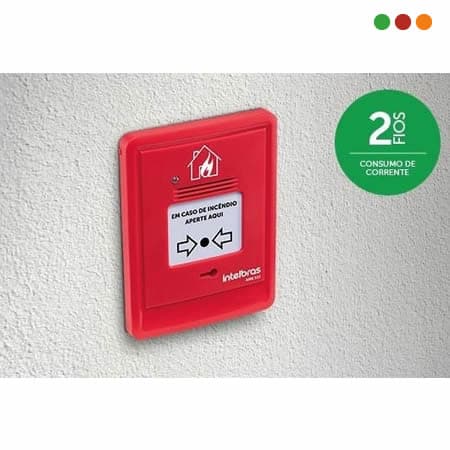 INCENDIO - Direccionable Pulsador Manual C/sirena AME 522 - INTELBRAS - 4