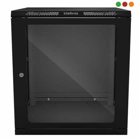 Racks - Rack de Pared  12U  Mini | L.55 x A.60 x P.57 / MRD 1257 - INTELBRAS