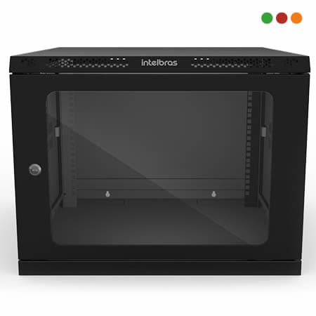 Racks - Rack de Pared   8U  Mini | L.55 x A.42 x P.57 / MRD 857 - INTELBRAS