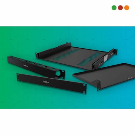 Racks - Organizador Cables 1U /  4 cm / METALICO | OCH1U 40 - INTELBRAS - 4