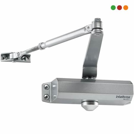 Cerraduras - Brazo Cierra Puertas Hidra | 85 kg | MH 104 A GRIS | INTELBRAS