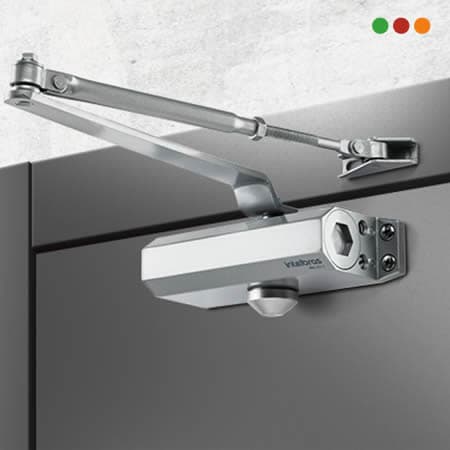 Cerraduras - Brazo Cierra Puertas Hidra | 65 kg | MH 103 A GRIS | INTELBRAS - 4
