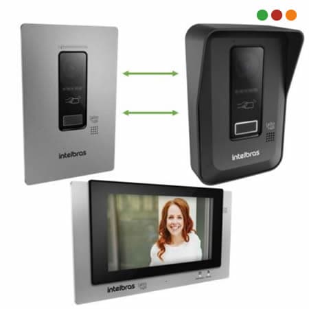 Porteria | Video Portero IP ALLO wT7 Wifi KIT RFID -  Intelbras - 3