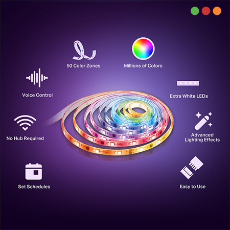Smart Home | TAPO | TIRA LED WiFi | Adhesiva | 5M | RGB | L930-5 | TP-LINK - 2