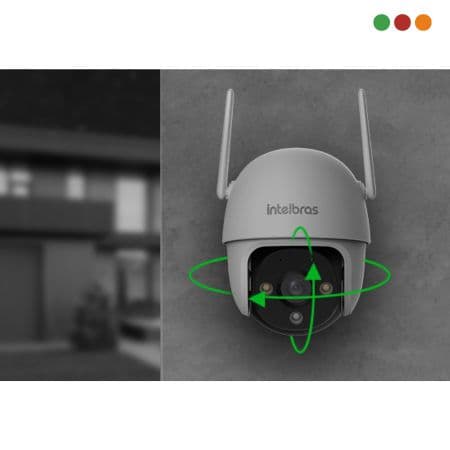 CCTV | CAMARA | IP | PTZ WIFI | INTELBRAS | Mibo IM7 S - 4