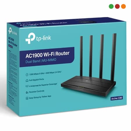 zzRed Inal - Router Archer C80 AC 1900 DualBand Giga | TP-LINK - 4