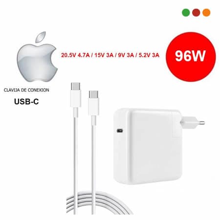 Fuente / Cargador Compatible Apple Macbook USB C 96w - 2