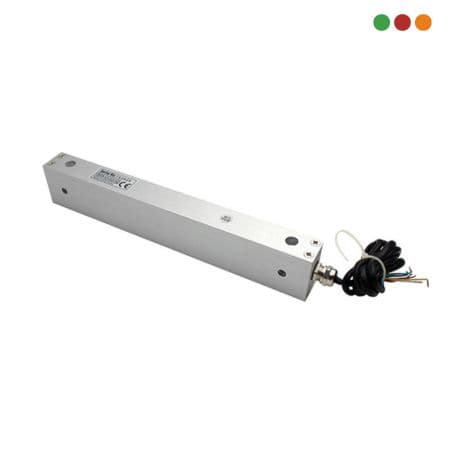 Cerraduras - Cerrojo Electromagnetico NE-280w - 600 lbs p/ EXTERIOR c/sensor - 2