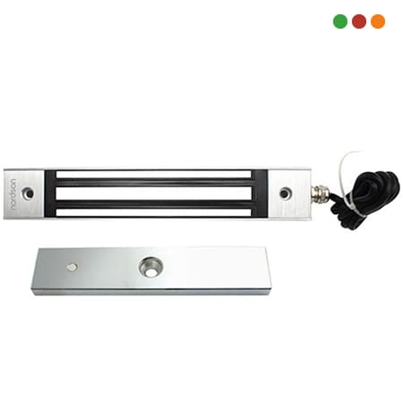 Cerraduras - Cerrojo Electromagnetico NE-280w - 600 lbs p/ EXTERIOR c/sensor
