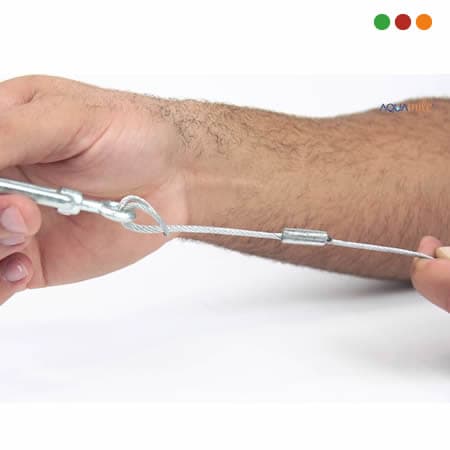 Cerca Electrica | Clip Apreta Cable para linga 1,2mm - 2