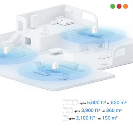 Red Inal - Deco X10 Mesh AX 1500 | Pack x 1 | WIFI 6 | TP-LINK - 4