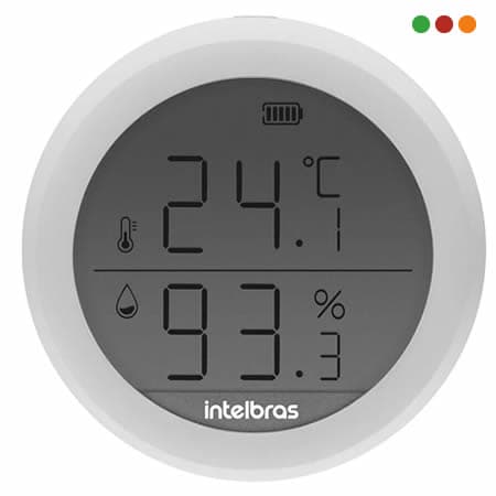 Smart Home | Sensor de Temperatura y Humedad | IST 1001 IZY - Intelbras