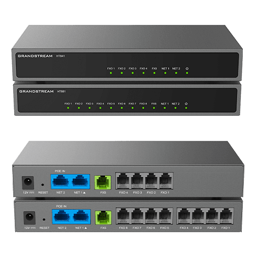 Gateway VoIP analogico Grandstream de 8 puertos FXO HT881