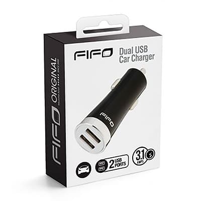Cargador Fifo Compacto para auto 12 V Dual Usb - 2