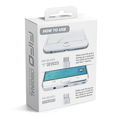 Cable Fifo Dual Usb a Micro Usb / Lightning 1,5 M - 2