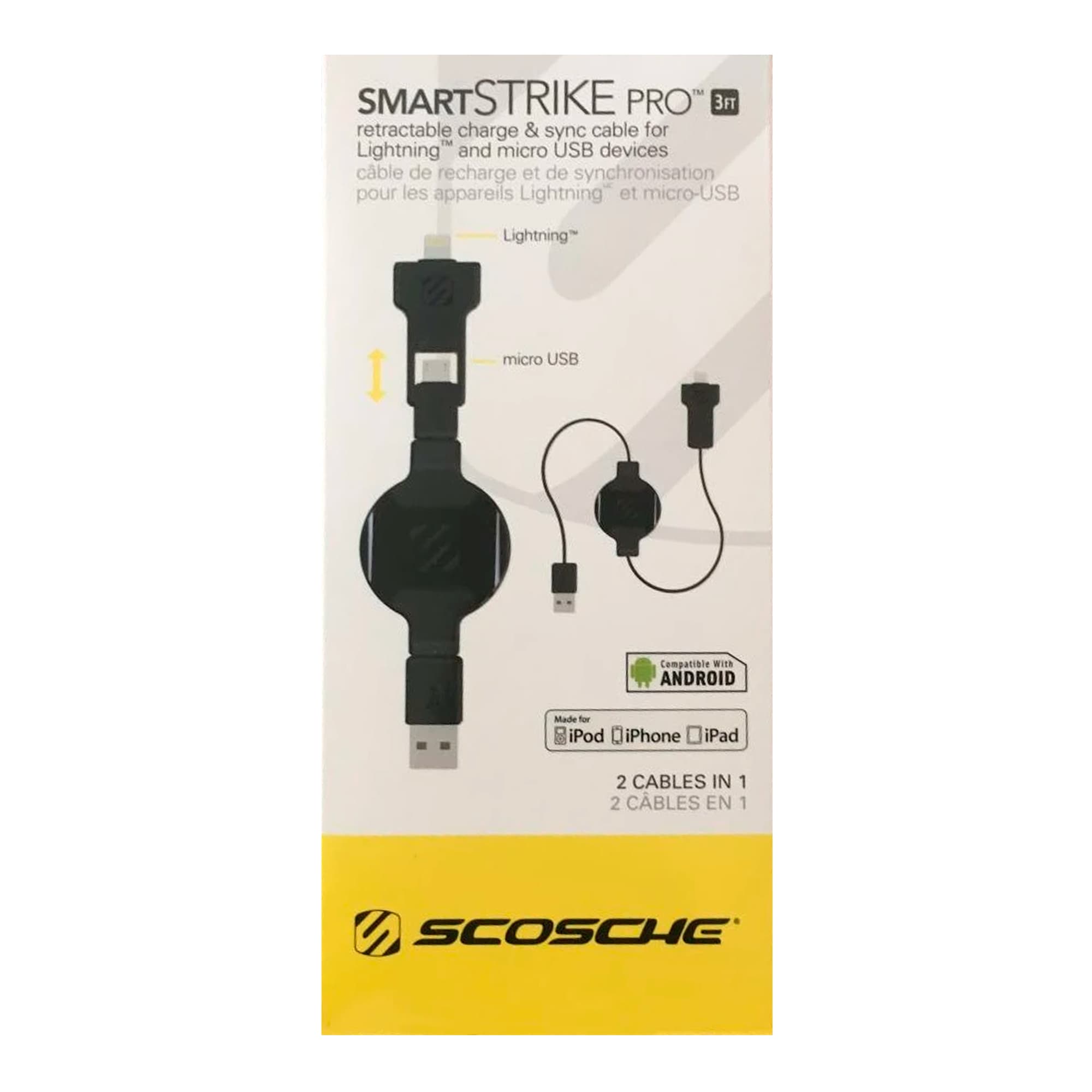 Cable De Carga Scosche Usb A - Micro Usb / Lightning - 4