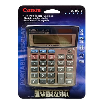Calculadora de Escritorio Canon Ángulo de Inclinación Carga Solar y Batería
 - 3