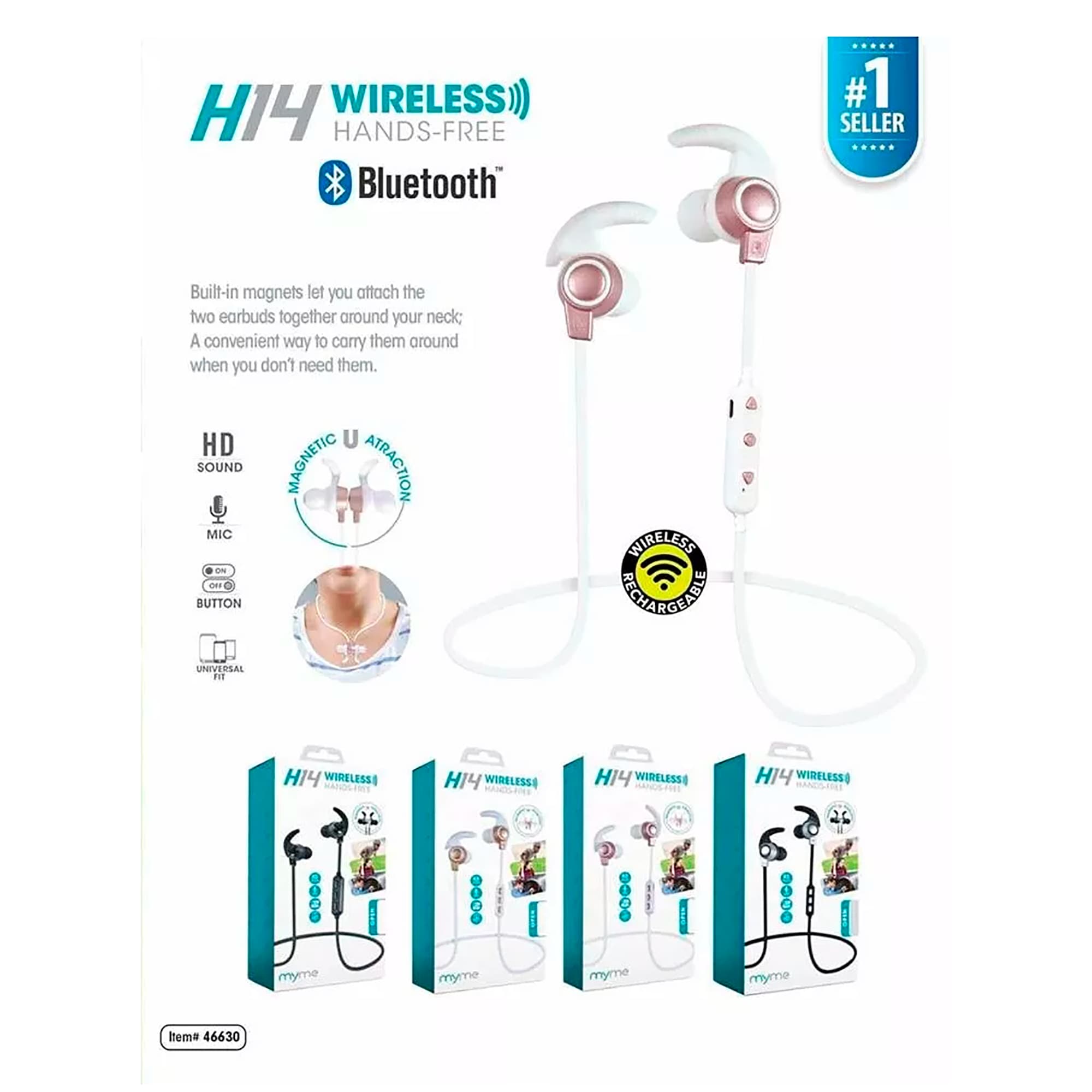 Auriculares Inalámbricos Fifo H14 Bt Audio Hd Llamadas - 2