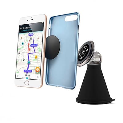 Soporte Magnético + Placas De Montaje Para Smartphone Fifo - 2