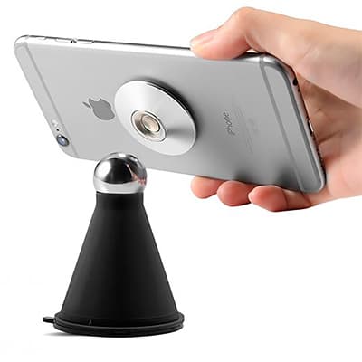 Soporte Magnético + Placas De Montaje Para Smartphone Fifo - 4