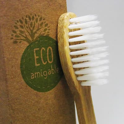 Cepillo De Dientes Ecológico De Bambú Medium 5u - 6