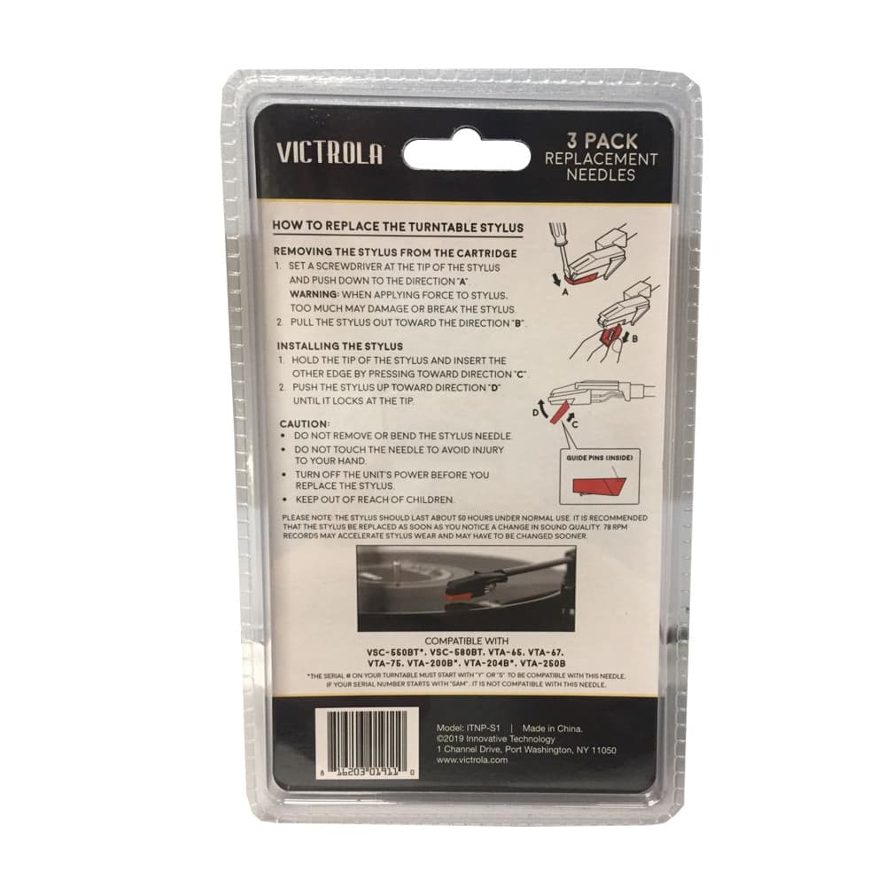 Kit 3 Puas Para Victrola - 5