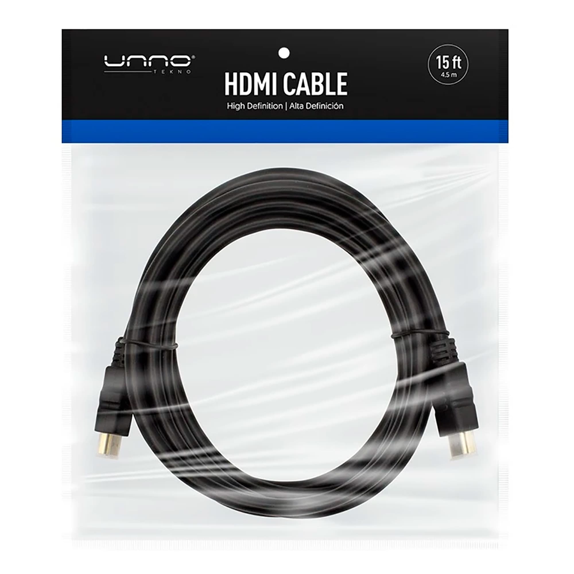 Cable Unno Hdmi 4,5m Soporta 1080p Compatible Con 3d - 2
