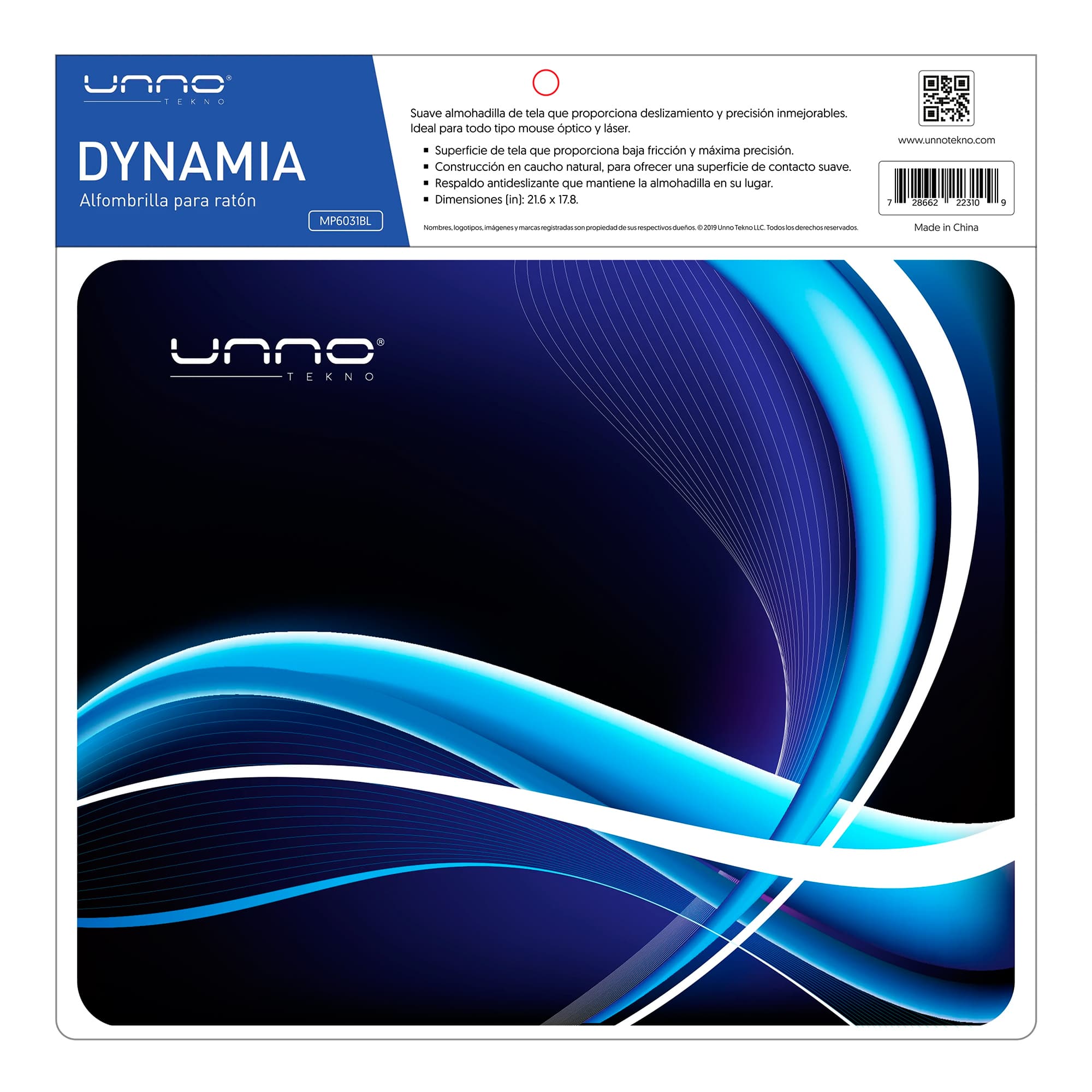 Mousepad Unno Antidelizante 216x178mm - 2