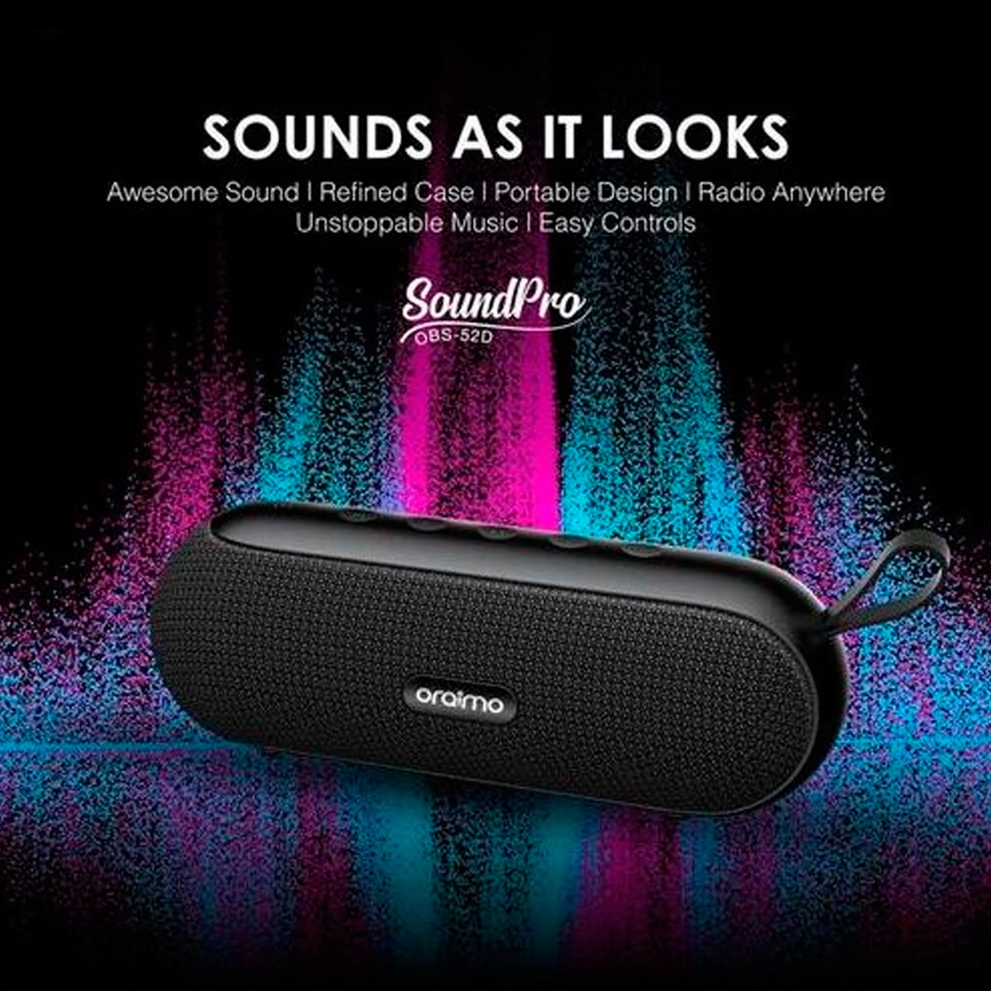 Parlante Inalámbrico Soundpro Oraimo Bluetooth 10w - 4