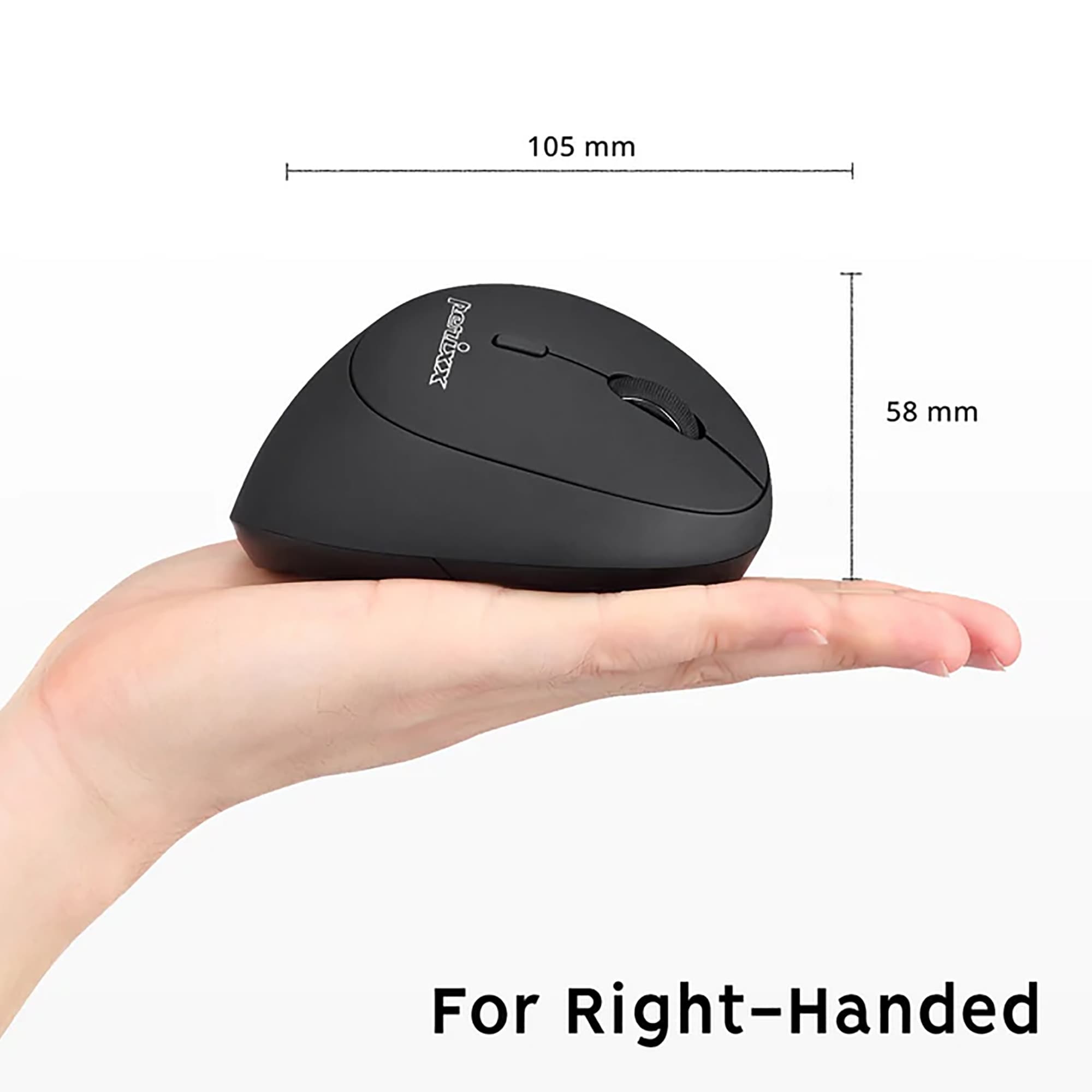 Mini Mouse Diestro Ergonómico Inalámbrico Perixx 719 - 2